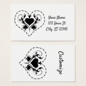 Câble Barbelé Coeur Black Spades Thunder_Cove (Devant & derrière)