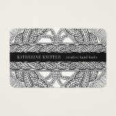 CÂBLE BLANC KNIT Oceana Carte de visite (Devant)