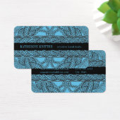 CÂBLE BLEU MAILLÉ 3,5x2 Carte de Visite (Bureau)