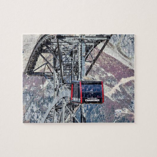 Cable Car Chamonix Mont Blanc Legpuzzel (Horizontaal)