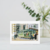 Cable Car, Market Street, SF, CA Briefkaart (Staand voorkant)