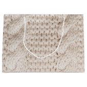 Cable Knit Pattern Groot Cadeauzakje (Voorkant)