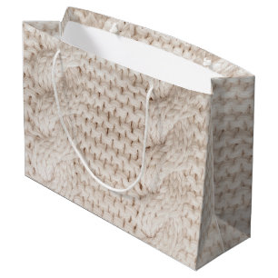 Cable Knit Pattern Groot Cadeauzakje