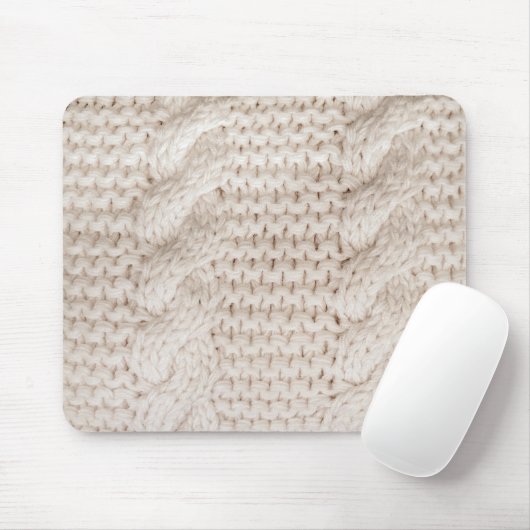 Cable Knit Pattern Muismat (Met muis)