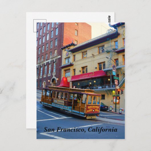 Câble San Francisco #5 Carte postale (Devant / Derrière)