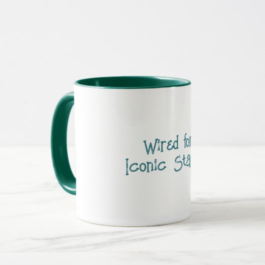 Câblée pour Mug d'état idique (Devant gauche)