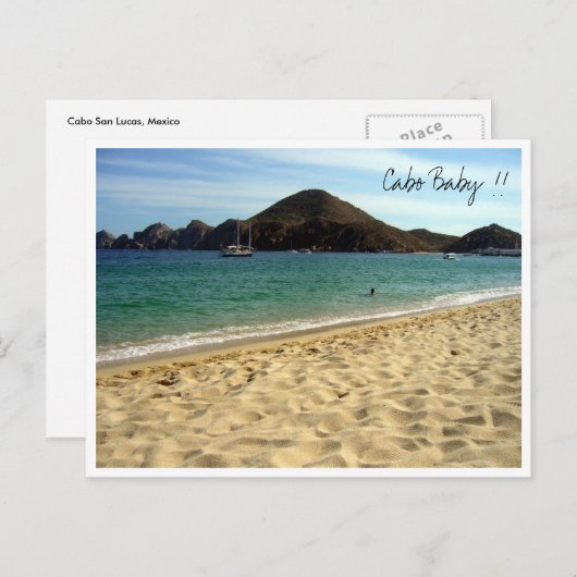 cabo-baby briefkaart (Voorkant / Achterkant)