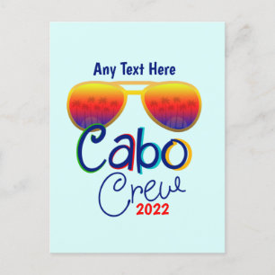 Cabo Crew Vacation Family Honeymoon Girls Group Briefkaart