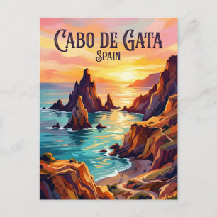 Cabo de Gata Natuurpark Spanje Briefkaart