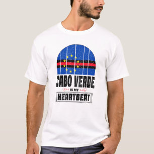 Cabo Kaapverdië is mijn hartslagliefde Kaapverdië T-shirt
