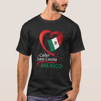 Cabo San Lucas Baja California Sur Mexico Bandera T-shirt