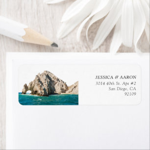 Cabo San Lucas Beach Retouradreslabels Etiket