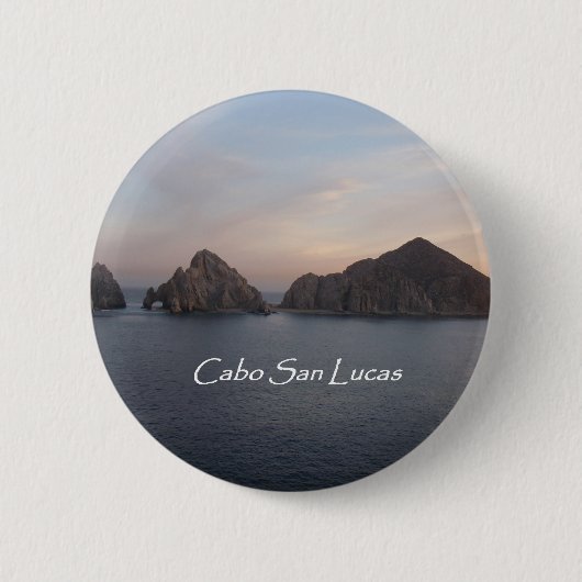 Cabo San Lucas bij Sunset Ronde Button 5,7 Cm (Voorkant)