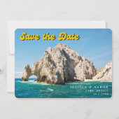 Cabo San Lucas Bruiloft Mexico Save the Date Kaart (Voorkant)