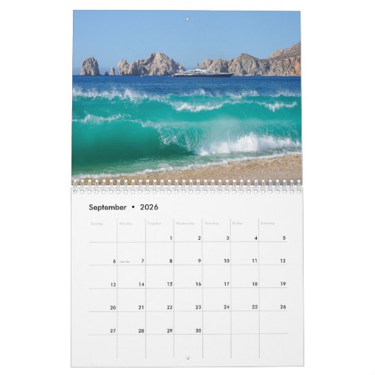 Cabo San Lucas Calendar Kalender (Sep 2026)