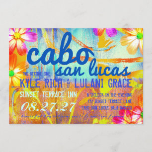 CABO SAN LUCAS Destination Invitation Kaart