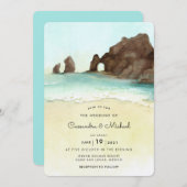 Cabo San Lucas | El Arco | Trouwlocatie Kaart (Voorkant / Achterkant)