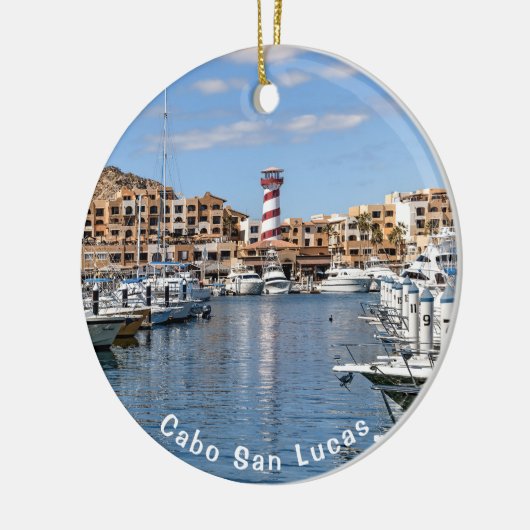 Cabo San Lucas Marina, keramisch sieraad Keramisch Ornament (Links)