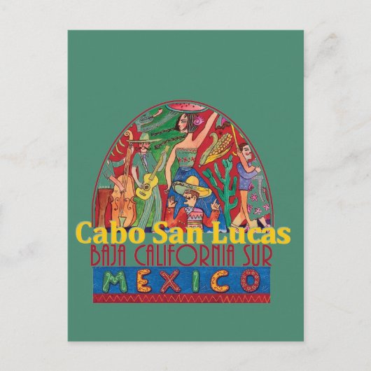 CABO SAN LUCAS Mexico Briefkaart (Voorkant)