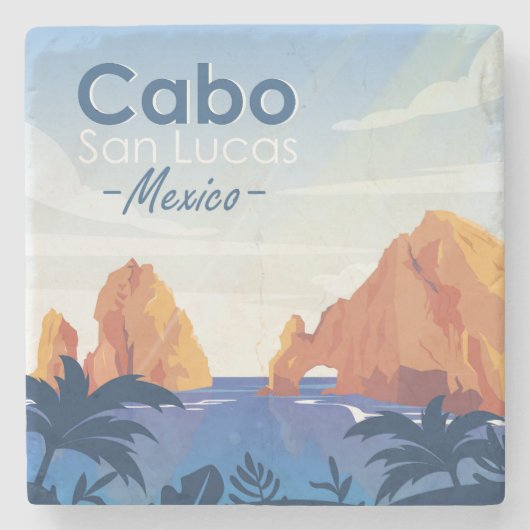 Cabo San Lucas Mexico Stenen Onderzetter (Voorkant)