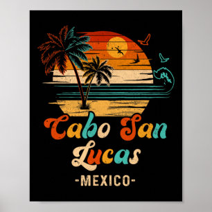 Cabo San Lucas Mexico Vakantie 2025 Bijpassende fa Poster