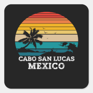 CABO SAN LUCAS MEXICO VIERKANTE STICKER
