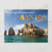 Cabo San Lucas Mexico Wedding Save the Date Aankondigingskaart (Voorkant)