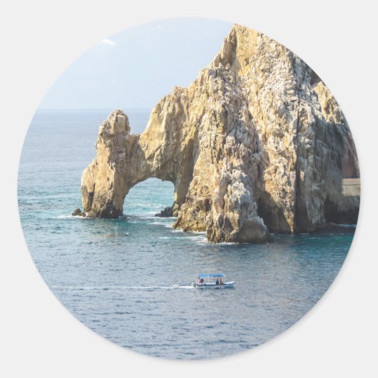 Cabo San Lucas Ronde Sticker (Voorkant)