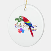 Cabo San Lucas tropisch strand Keramisch Ornament (Links)