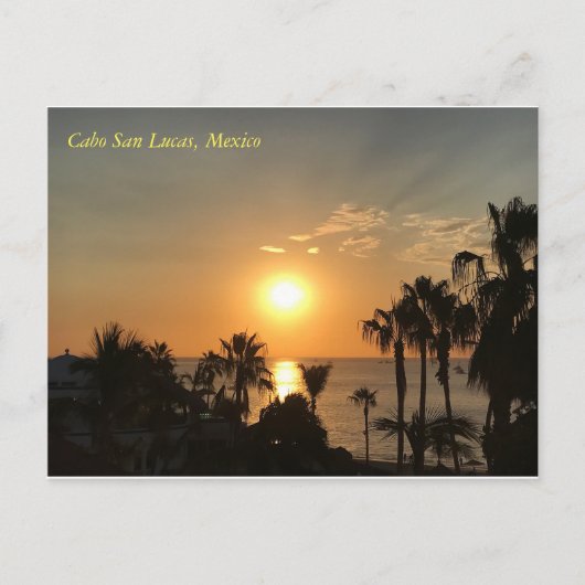 Cabo Sunrise Briefkaart (Voorkant)