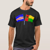 Cabo Verde 2 Flags T-shirt (Voorkant)