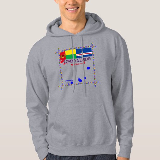 Cabo Verde Barlavento Sotavento Hoodie (Voorkant)