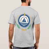 Cabo Verde Flag Independence Celebration T-shirt (Achterkant)