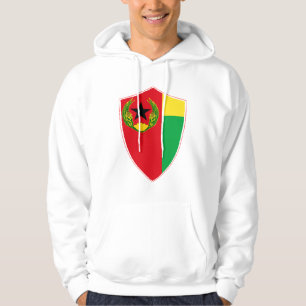 Cabo Verde HIstoric Flag Shield Hoodie