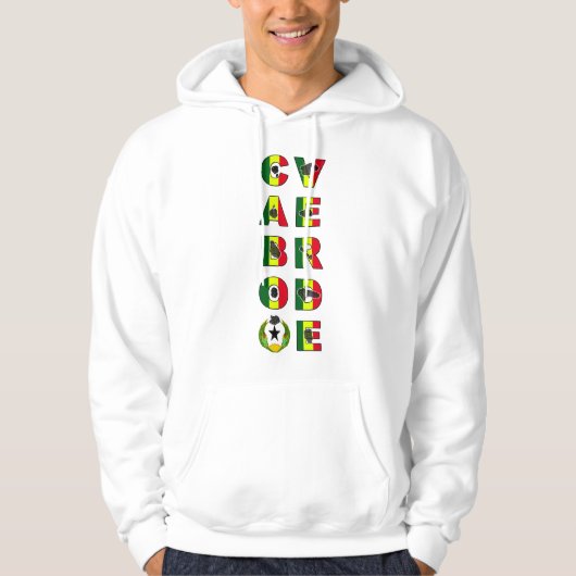 Cabo Verde Kleuren Hoodie (Voorkant)