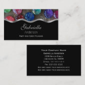 Cabochone Beads Jewel Visitekaartjes (Voorkant / Achterkant)