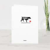 Cabot pour se bécoter la carte de voeux (de (Dos)