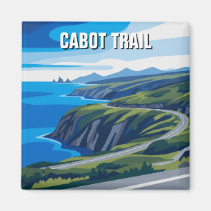 Cabot Trail Nova Scotia Canada Reis Magneet
