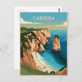 Cabrera Spanje Vintage Briefkaart (Voorkant / Achterkant)