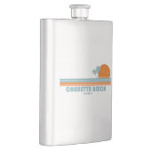 Cabretta Beach Sapelo Georgia Sun Palm Tree Flacon (Rechts)