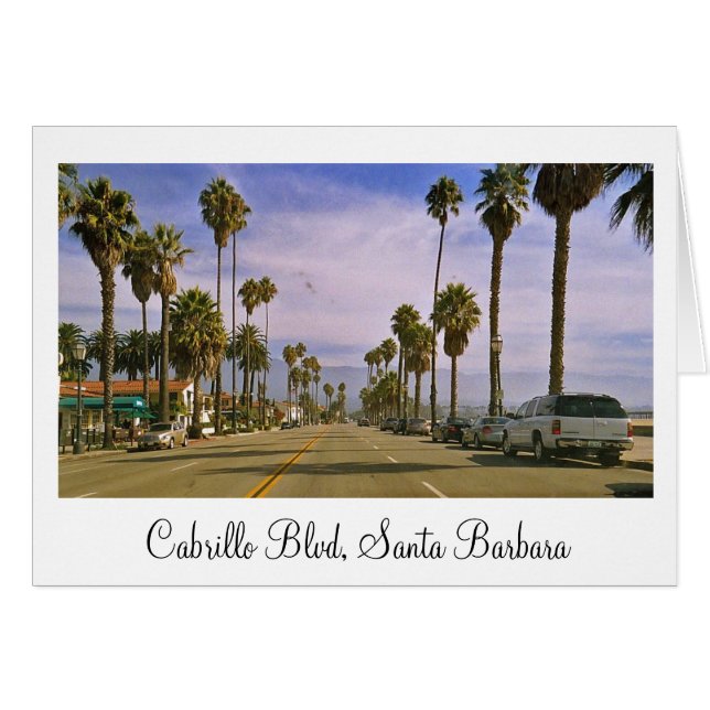 "Cabrillo Blvd, Santa Barbara" (Voorkant Horizontaal)