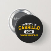 Cabrillo Library Hoodie Ronde Button 5,7 Cm (Voorkant /achterkant)