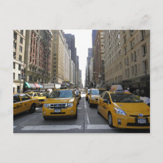 Cabs in New York City Briefkaart
