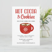Caca Cookies Snowflakes Holiday Kerstfeest Kaart (Staand voorkant)