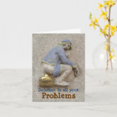 Caca d'Or ~ Carte / Invitation (Fleur jaune)