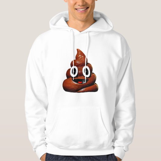 Caca, sweat à capuche ! (Devant)