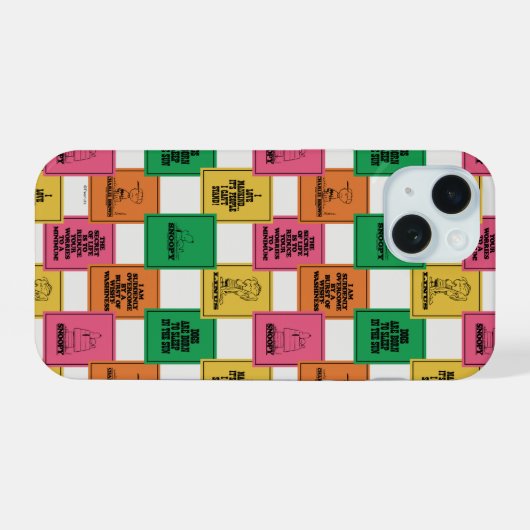 cacahuètes | Motif Colorblock amusant (Verso Horizontal)