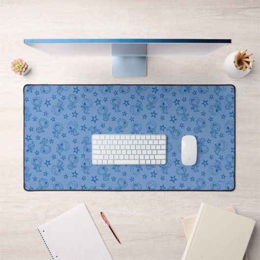 cacahuètes | Snoopy Blue Space Astronaut Motif (Bureau 1)