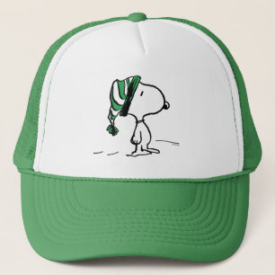 cacahuètes   Snoopy Green Casquette de neige