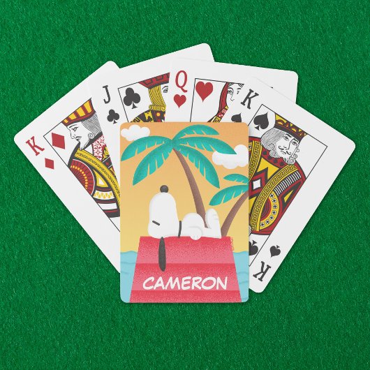 cacahuètes | Snoopy Tropical Deco | Jeux de cartes